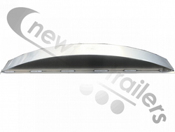 12" Rear Hood Ribsider Dawbarn Cover Sheet Rear Dome Hood (Dome) 12" x 96.75" Wide To Suit Ribsider Bodies